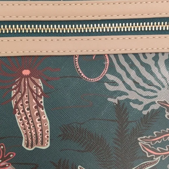 Spartina 449 Blue and Tan Crossbody Bag - Picture 12 of 16